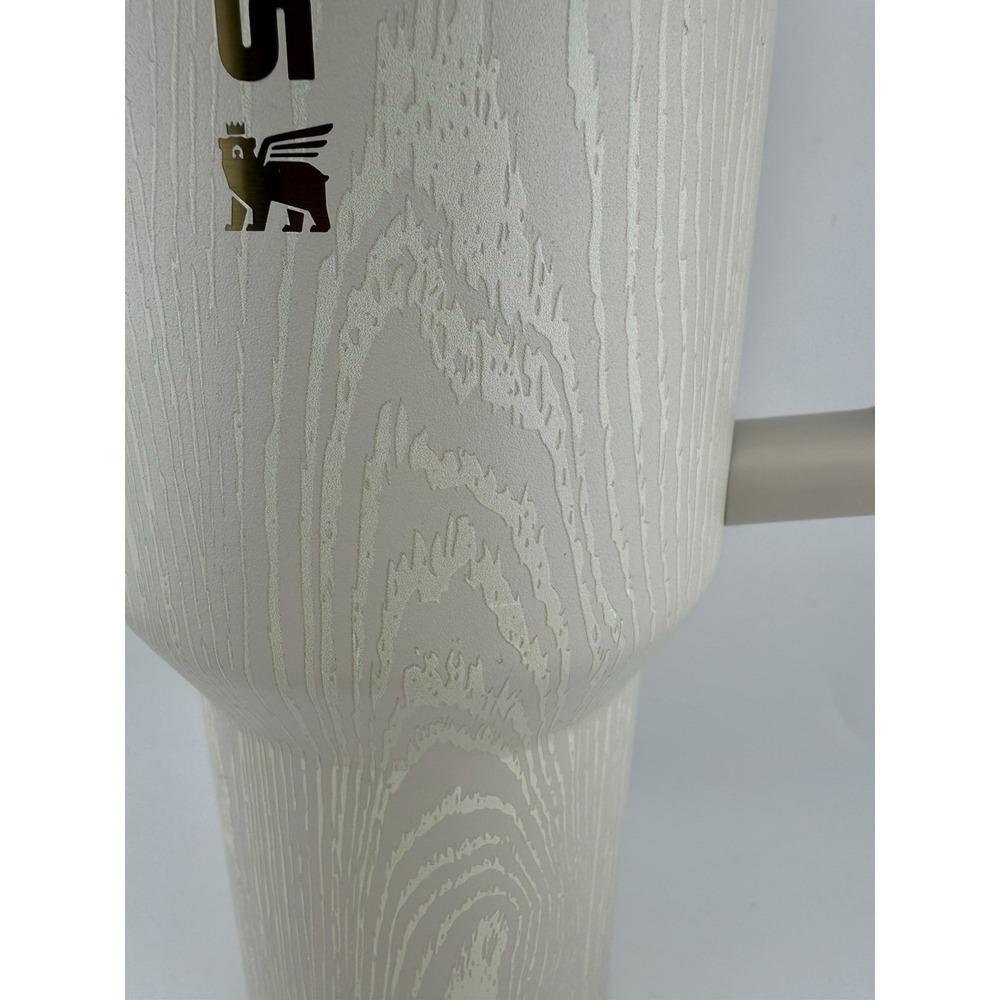 STANLEY Quencher Protour Tumbler 40oz Birch Woodgrain Cream-Rose Lid - Ltd. Ed. - Picture 3 of 16